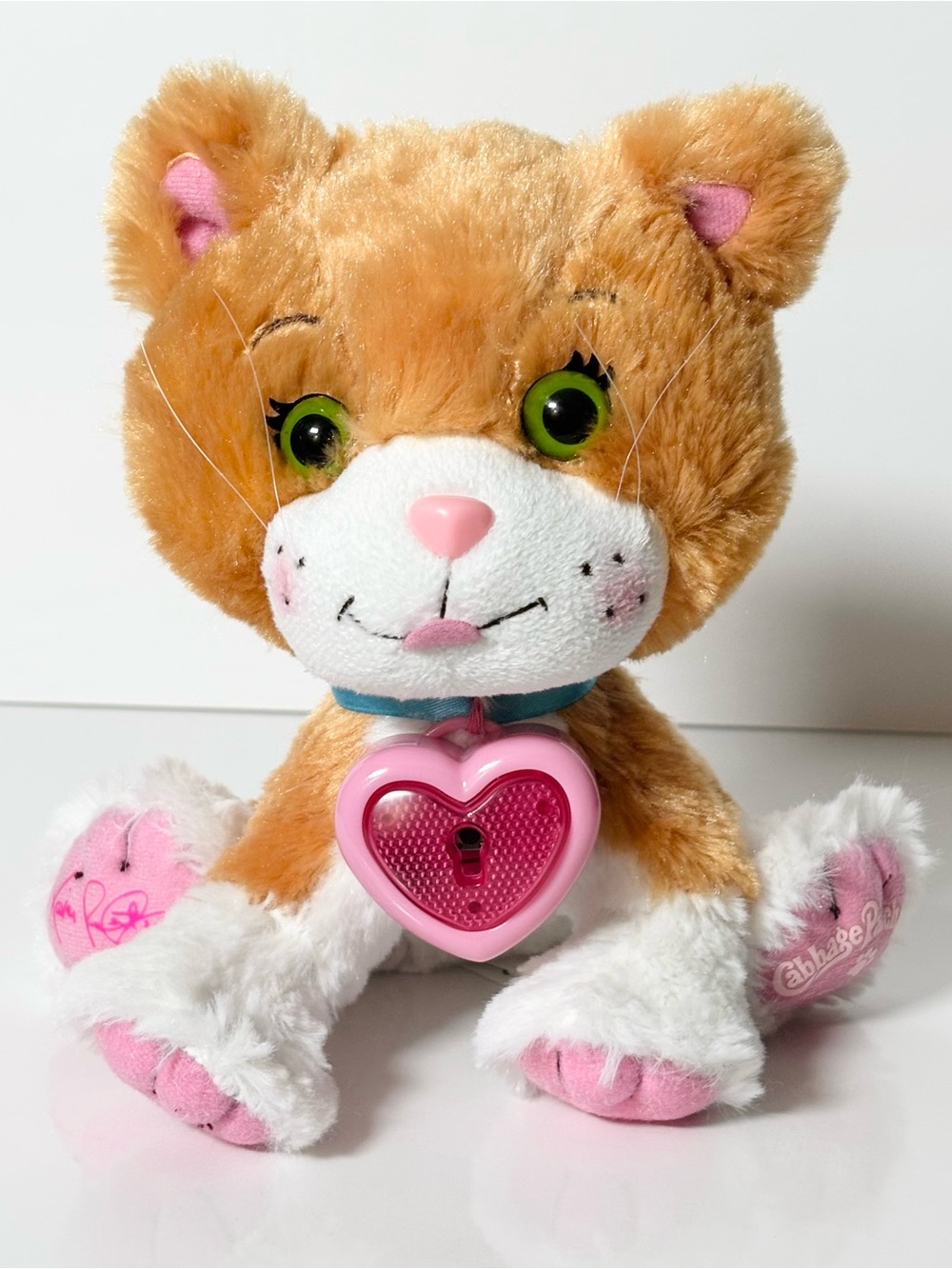Working Cabbage Patch Kids Adoptimals Tabby Kitty Plush Cat w/ Sound 80s 90s y2k